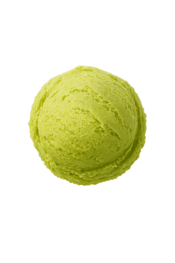 Pistachio gelato scoop